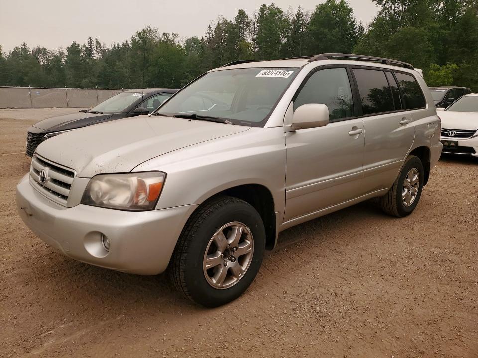 2007 Toyota Highlander VIN JTEHP21A870200910 COPART salvage auction — MINOR DENT/SCRATCHES, On - Permit No Brand - Unfit, sold $275 on 2026-07-29 (photo 1)