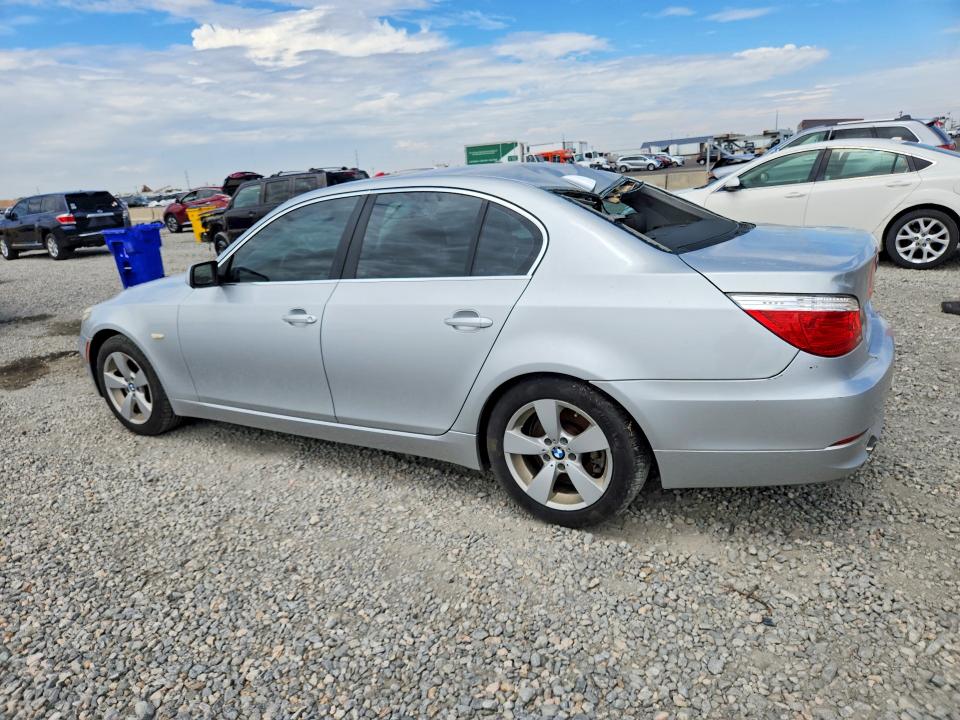 2008 BMW 5 series VIN WBANV13538CZ53703 COPART salvage auction — REAR END, PS, sold $375 on 2026-08-04 (photo 2)