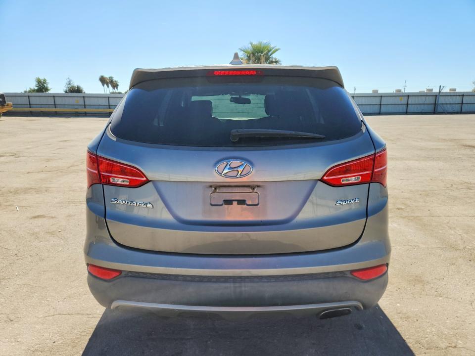 2014 Hyundai Santa fe VIN 5XYZT3LB9EG164054 COPART salvage auction — UNDERCARRIAGE, CA - DIS/DLR/EXP ONLY CLEAN TITLE, sold $3,100 on 2026-07-31 (photo 6)