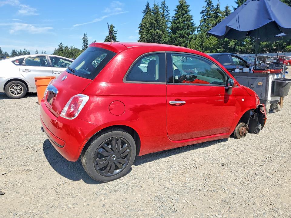 2014 Fiat 500 VIN 3C3CFFAR7ET246747 COPART salvage auction — FRONT END, Wa - Bill Of Sale, sold $200 on 2026-07-31 (photo 3)