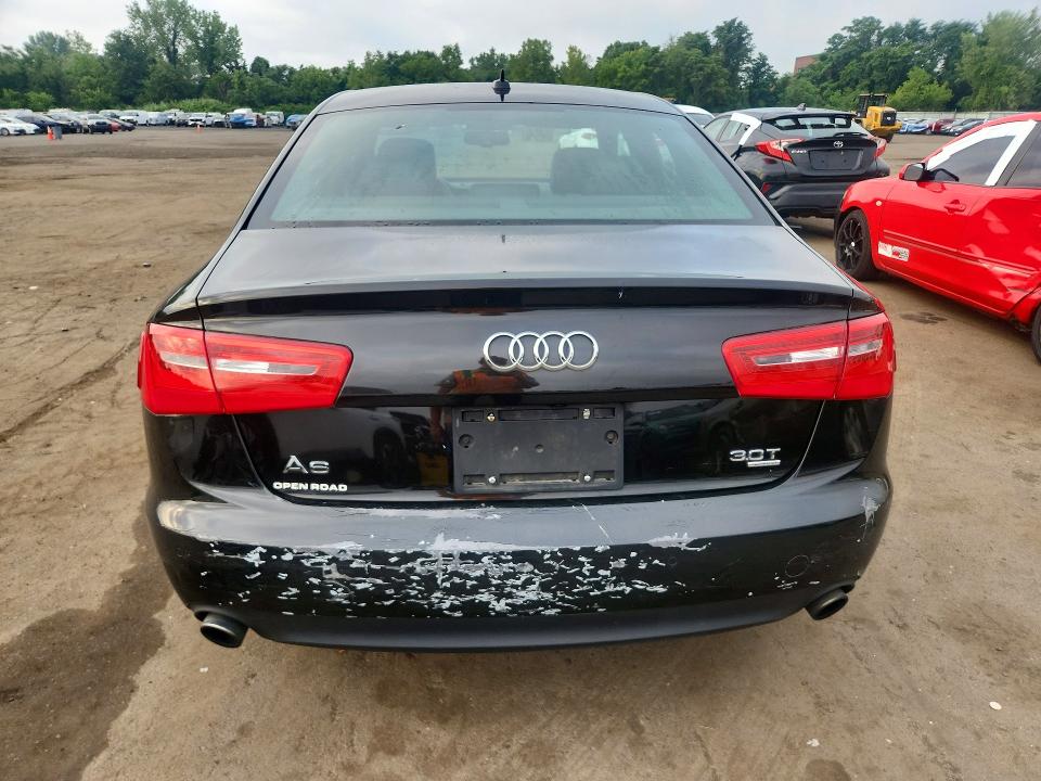 2014 Audi A6 VIN WAUFGAFC5EN054480 COPART salvage auction — FRONT END, CT - CERT OF TITLE-SALVAGE, sold $1,900 on 2026-07-31 (photo 6)