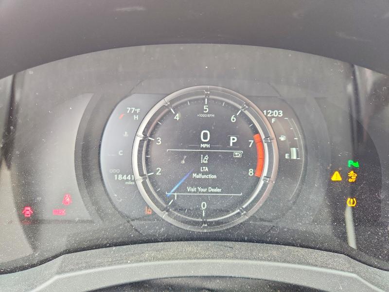 2025 Lexus Rc350 VIN JTHGZ5DC3S5013237 COPART salvage auction — FRONT END, Wa - Bill Of Sale, sold $23,000 on 2026-07-31 (photo 9)