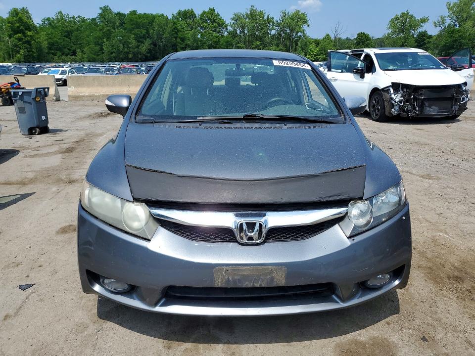 2009 Honda Civic VIN JHMFA36279S017198 COPART salvage auction — REAR END, CT, sold $475 on 2026-07-30 (photo 5)