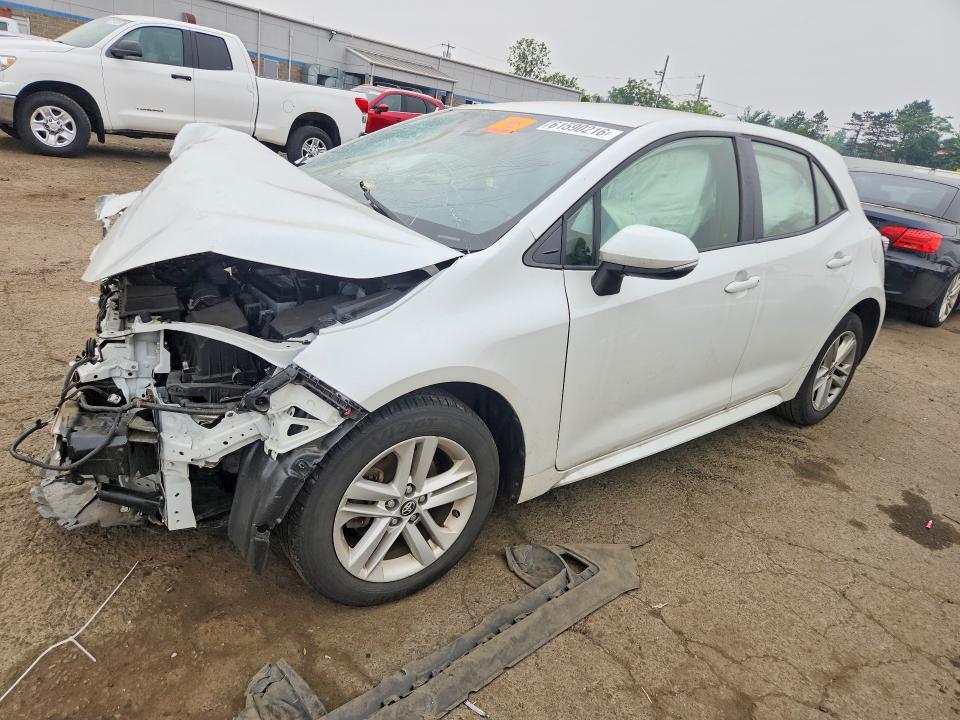 2021 Toyota Corolla VIN JTND4MBE3M3119957 COPART salvage auction — FRONT END, CT - CERT OF TITLE-SALVAGE, sold $800 on 2026-07-31 (photo 1)