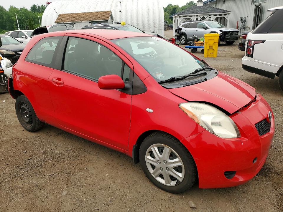 2007 Toyota Yaris VIN JTDJT923375096095 COPART salvage auction — FRONT END, MA - CERT OF TITLE-SALVAGE, sold $450 on 2026-07-23 (photo 4)
