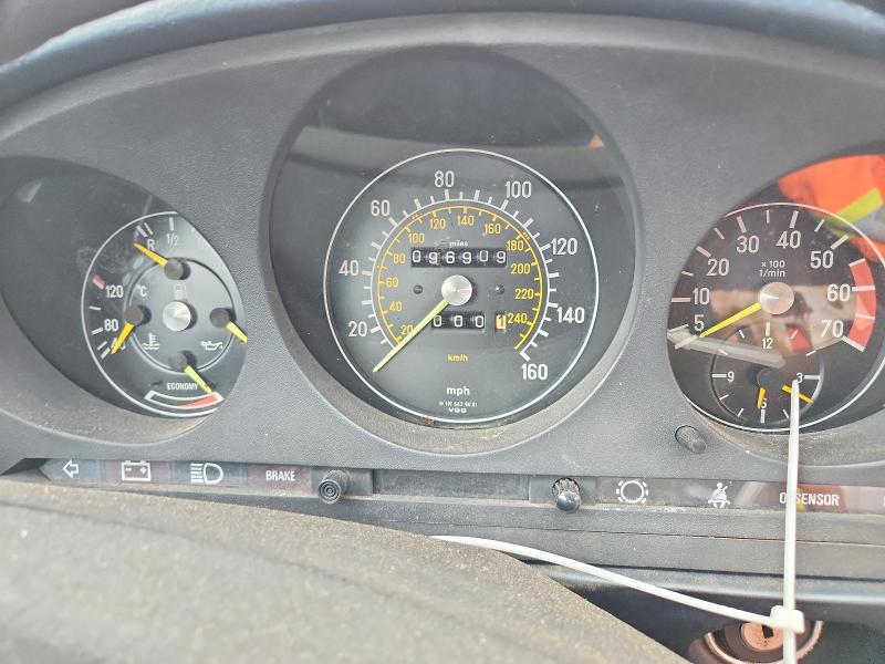 1984 Mercedes-benz Sl-class VIN WDBBA45A6EA005430 COPART salvage auction — MECHANICAL, PA - CERT OF TITLE, sold $6,400 on 2026-07-29 (photo 9)
