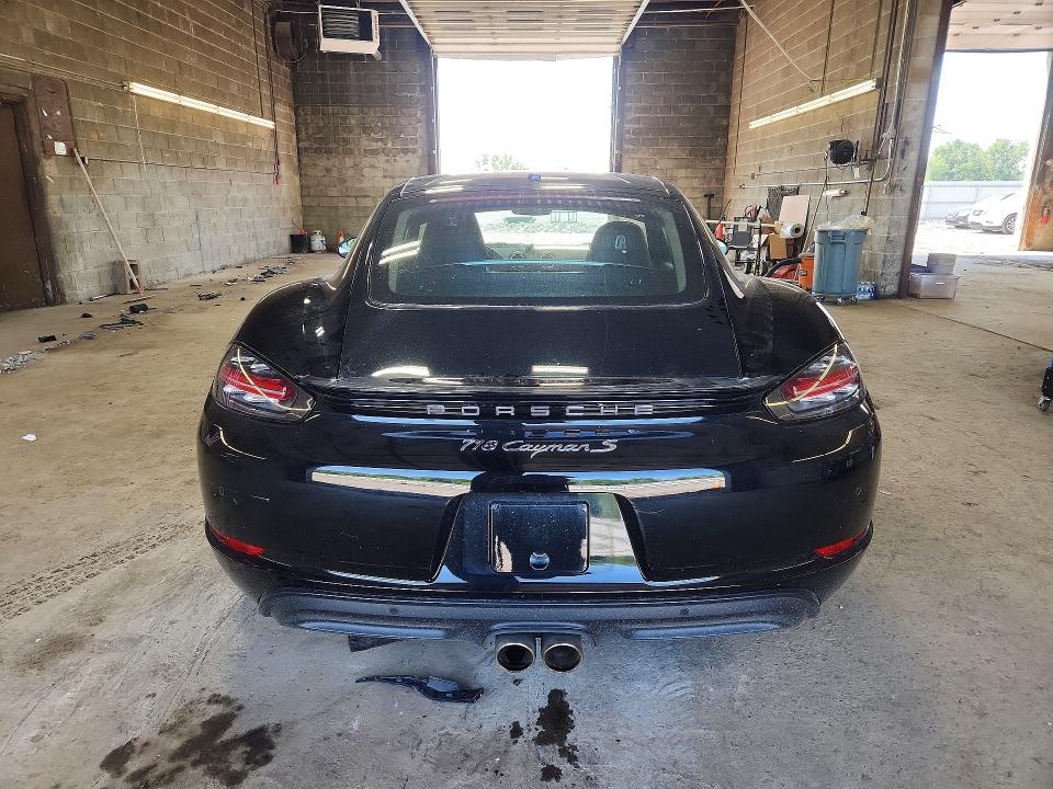 2018 Porsche Cayman VIN WP0AB2A87JK278477 COPART salvage auction — FRONT END, NY - MV-907A SALVAGE CERTIFICATE, sold $17,900 on 2026-07-20 (photo 6)