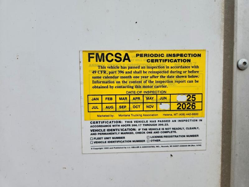 2023 Inte Fost7x12ta VIN 7H0TF1229PN015963 COPART salvage auction — NORMAL WEAR, WI - CERTIFICATE OF TITLE, sold $1,100 on 2026-07-28 (photo 8)