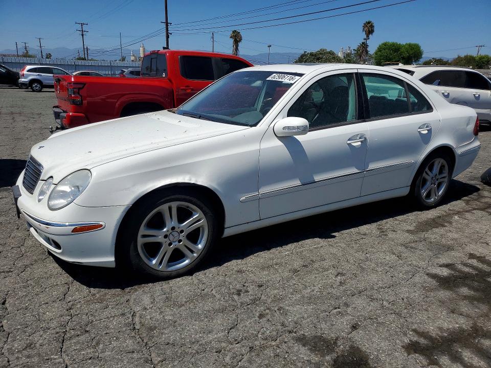 2004 Merz E-class VIN WDBUF65J74A502328 COPART salvage auction — FRONT END, CA - DIS/DLR/EXP ONLY CLEAN TITLE, sold $475 on 2026-08-10 (photo 1)