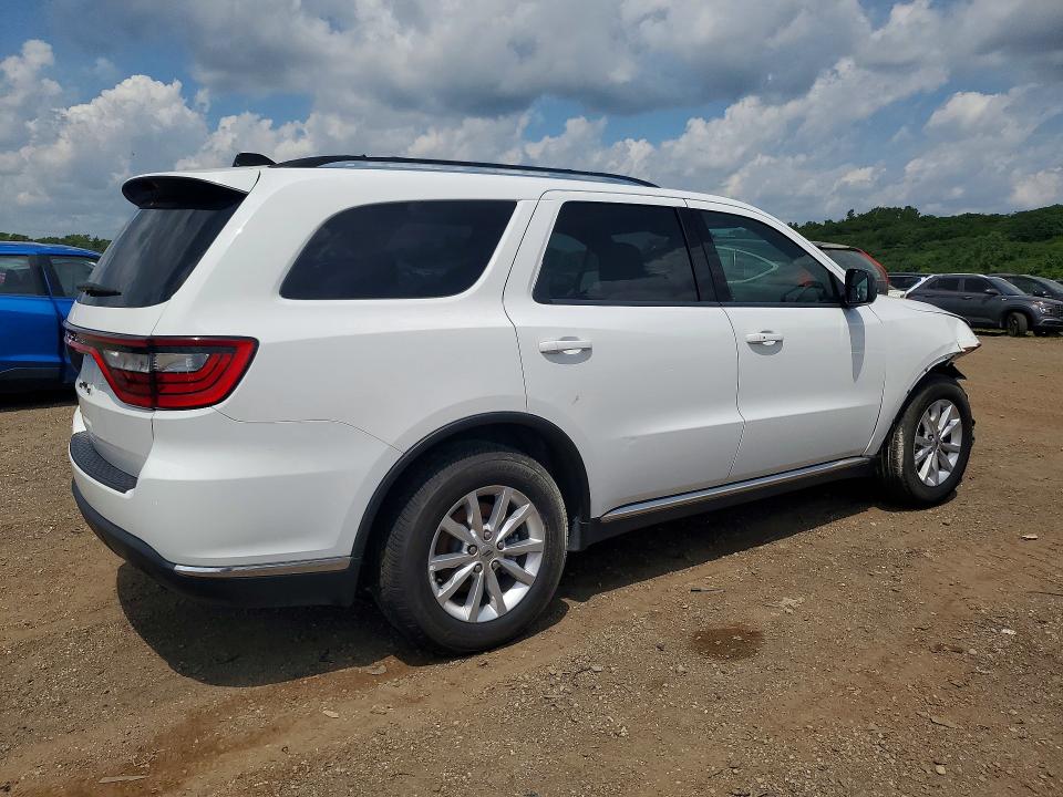 2023 Dodge Durango VIN 1C4RDHAG6PC635481 COPART salvage auction — FRONT END, TX - CERTIFICATE OF TITLE, sold $10,300 on 2026-07-23 (photo 3)