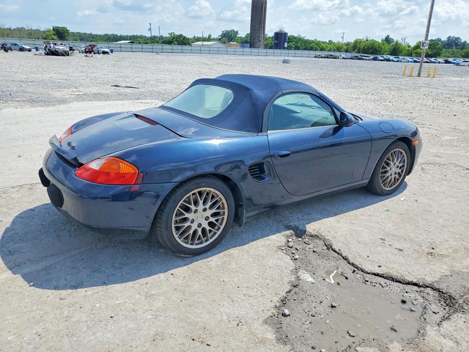 2000 Porsche Boxster VIN WP0CA2987YU627958 COPART salvage auction — WATER/FLOOD, AL - CERT OF TITLE-SALVAGE TITLE, sold $1,100 on 2026-08-13 (photo 3)