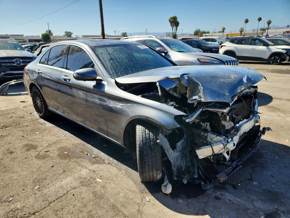 2020 Mercedes-benz C class VIN WDDWF8DB9LR540018 COPART salvage auction — FRONT END, CA - CERTIFICATE OF TITLE, sold $4,050 on 2026-08-27 (photo 4)