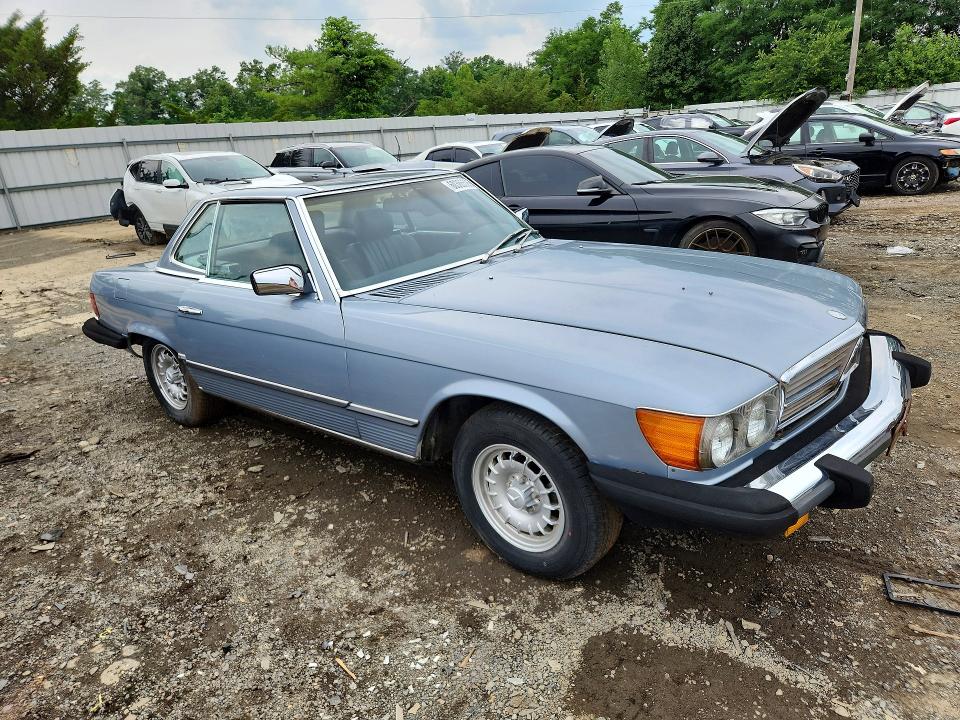 1984 Mercedes-benz Sl-class VIN WDBBA45A6EA005430 COPART salvage auction — MECHANICAL, PA - CERT OF TITLE, sold $6,400 on 2026-07-29 (photo 4)