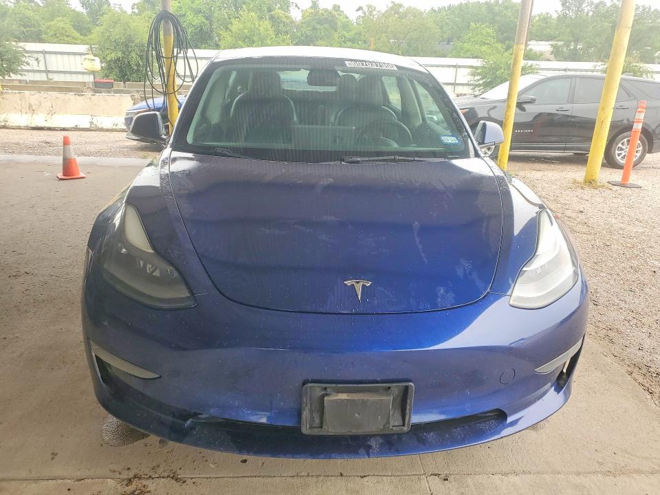 2022 Tesla Model 3 VIN 5YJ3E1EA1NF191197 COPART salvage auction — REAR END, Tx - Certificate Of Title, sold $4,100 on 2026-07-22 (photo 5)