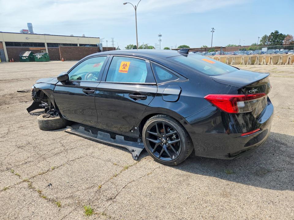 2024 Honda Civic VIN 2HGFE2F55RH570936 COPART salvage auction — FRONT END, IL - CERTIFICATE OF TITLE, sold $275 on 2026-08-20 (photo 2)