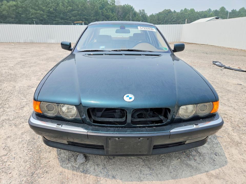 2000 BMW 7 series VIN WBAGH8349YDP07877 COPART salvage auction — MINOR DENT/SCRATCHES, Va - Certificate Of Title, sold $2,000 on 2026-07-27 (photo 5)