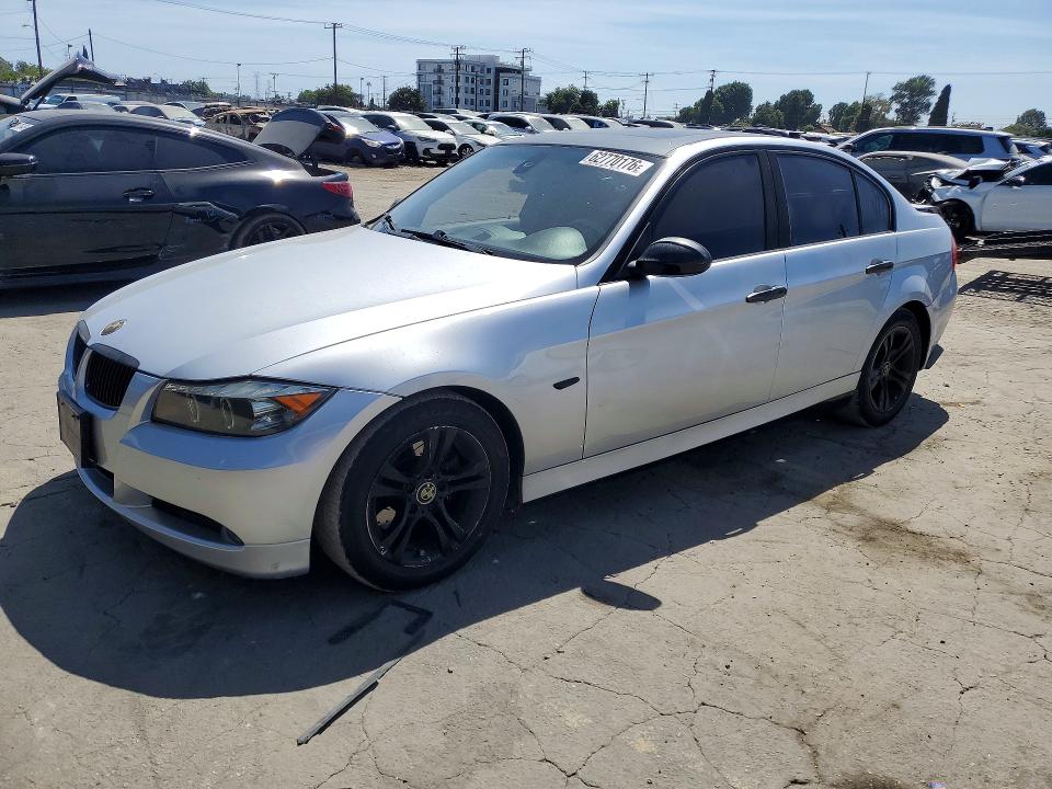 2008 BMW 3 series VIN WBAVC57588NK77096 COPART salvage auction — REAR END, Ca - Salvage Certificate, sold $525 on 2026-08-03 (photo 1)