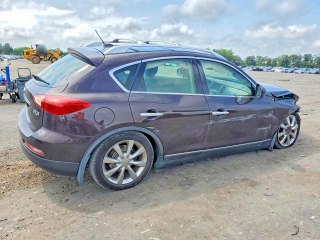 2008 Infiniti Ex35 VIN JNKAJ09F38M361931 COPART salvage auction — FRONT END, Va - Cert Of Title - Salvage, sold $175 on 2026-07-29 (photo 3)