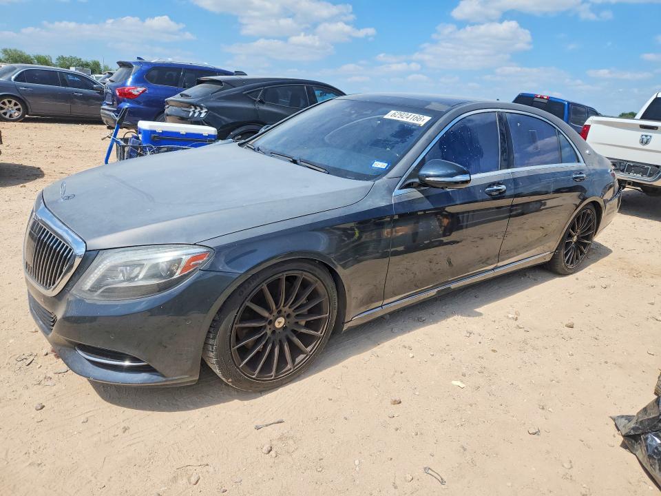 2015 Mercedes-benz S class VIN WDDUG8CB6FA074718 COPART salvage auction — REAR END, Tx - Certificate Of Title (P), sold $5,500 on 2026-08-06 (photo 1)