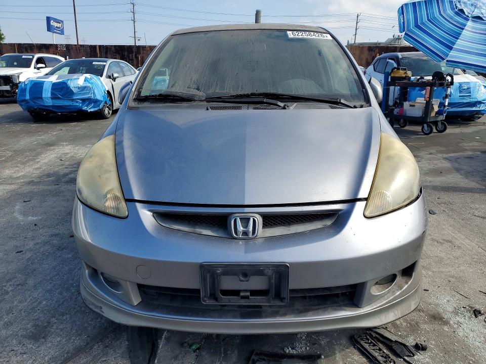 2008 Honda Fit VIN JHMGD38688S069174 COPART salvage auction — FRONT END, CA - DIS/DLR/EXP ONLY CLEAN TITLE, sold $925 on 2026-07-31 (photo 5)