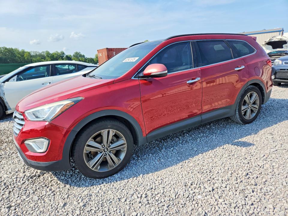 2013 Hyundai Santa fe VIN KM8SR4HF8DU013118 COPART salvage auction — REAR END, Al - Certificate Of Title, sold $2,202 on 2026-08-01 (photo 1)