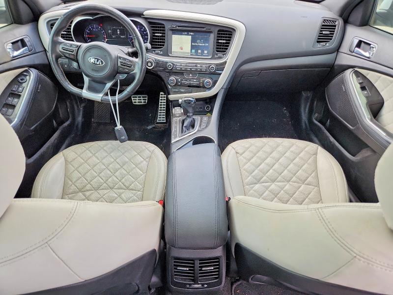 2015 Kia Optima VIN 5XXGR4A64FG411391 COPART salvage auction — FRONT END, TX - CERTIFICATE OF TITLE, sold $1,000 on 2026-07-31 (photo 8)