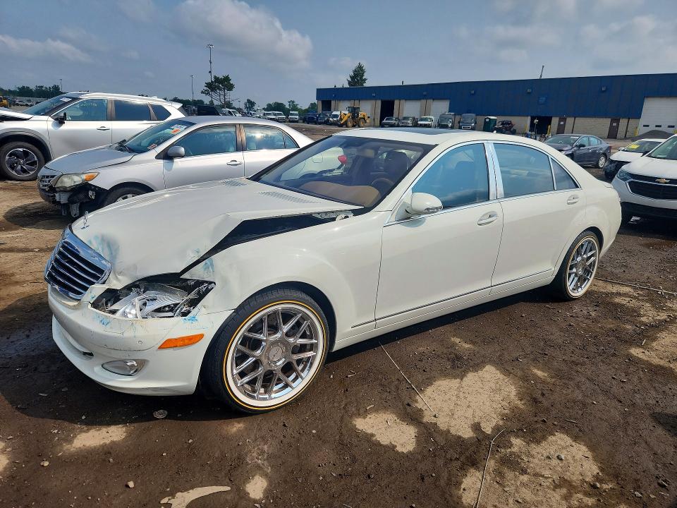 2008 Mercedes-benz S class VIN WDDNG86X68A194033 COPART salvage auction — FRONT END, Mi - Certificate Of Title, sold $1,350 on 2026-08-04 (photo 1)