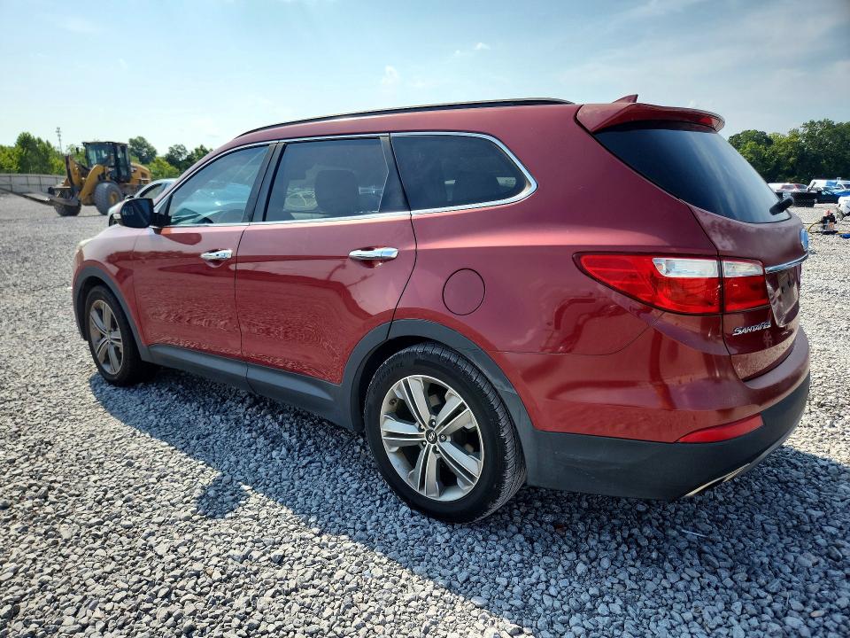 2013 Hyundai Santa fe VIN KM8SR4HF8DU013118 COPART salvage auction — REAR END, Al - Certificate Of Title, sold $2,202 on 2026-08-01 (photo 2)