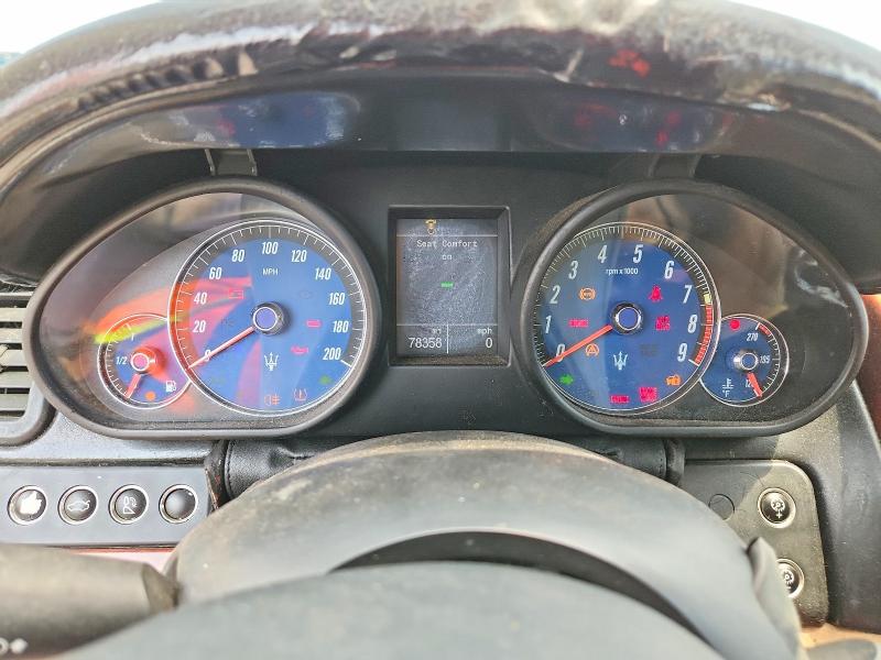 2009 Maserati Quattropor VIN ZAMFK39A790041834 COPART salvage auction — MECHANICAL, Fl - Certificate Of Title, sold $275 on 2026-08-12 (photo 9)