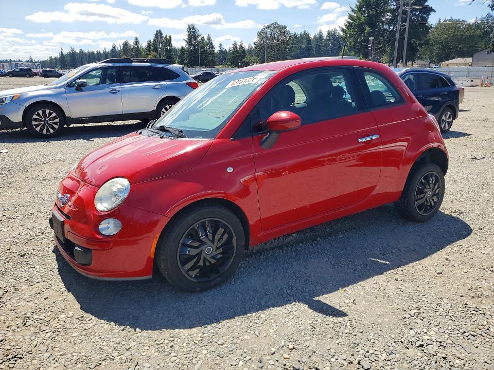 2014 Fiat 500 VIN 3C3CFFAR7ET246747 COPART salvage auction — FRONT END, Wa - Bill Of Sale, sold $200 on 2026-07-31 (photo 1)
