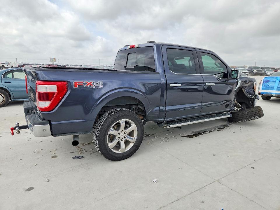 2021 Ford F150 VIN 1FTFW1E82MFA81289 COPART salvage auction — FRONT END, TX - SALVAGE VEHICLE TITLE, sold $16,100 on 2026-08-25 (photo 3)