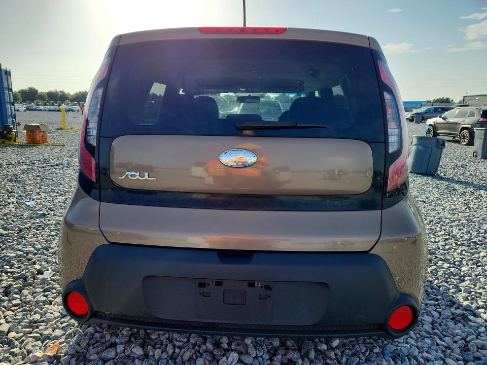 2014 Kia Soul VIN KNDJP3A58E7013251 COPART salvage auction — FRONT END, Fl - Cert Of Title Slvg Rebuildable, sold $25 on 2026-07-24 (photo 6)