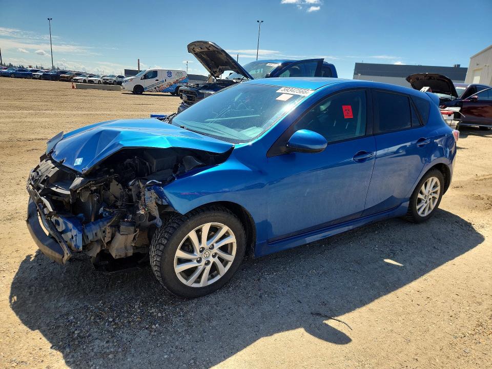 2012 Mazda 3 VIN JM1BL1L7XC1635479 COPART salvage auction — FRONT END, Ab - Bos - Salvage, sold $350 on 2026-07-16 (photo 1)
