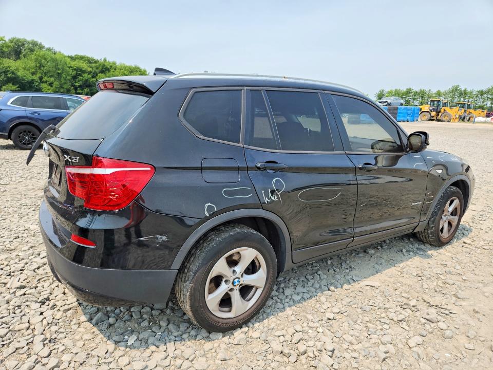 2011 BMW X3 VIN 5UXWX5C51BL710986 COPART salvage auction — FRONT END, NJ - CERT OF TITLE-SALVAGE (P), sold $325 on 2026-07-27 (photo 3)