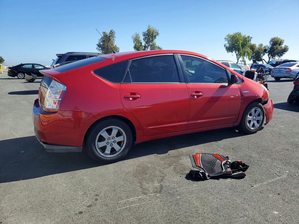 2007 Toyota Prius VIN JTDKB20U573239666 COPART salvage auction — FRONT END, Ca - Salvage Certificate, sold $525 on 2026-07-20 (photo 3)