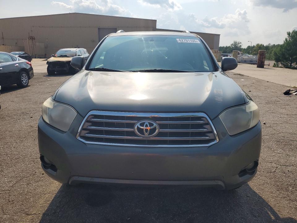 2010 Toyota Highlander VIN 5TDYK3EH7AS017227 COPART salvage auction — FRONT END, Sc - Certificate Of Title, sold $1,450 on 2026-07-31 (photo 5)