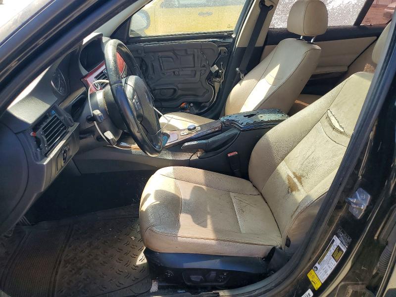 2010 BMW 3 series VIN WBAPH7C57AA175913 COPART salvage auction — REAR END, Ca - Lien Papers-Clean Or Ac (P), sold $100 on 2026-08-04 (photo 7)