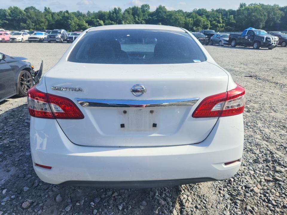 2015 Nissan Sentra VIN 3N1AB7AP8FY291299 COPART salvage auction — NORMAL WEAR, Ga - Certificate Of Title, sold $350 on 2026-08-20 (photo 6)