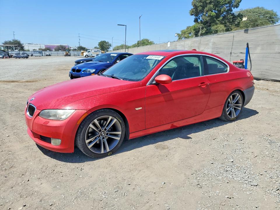 2008 BMW 3 series VIN WBAWV13548P120229 COPART salvage auction — REAR END, Ca - Salvage Certificate, sold $875 on 2026-07-31 (photo 1)