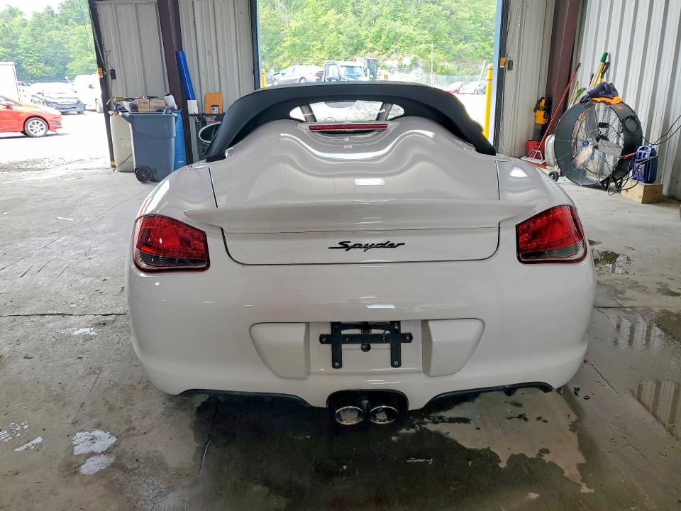2011 Porsche Boxster VIN WP0CB2A83BS745730 COPART salvage auction — FRONT END, Pa - Certificate Of Salvage, sold $12,800 on 2026-07-15 (photo 6)