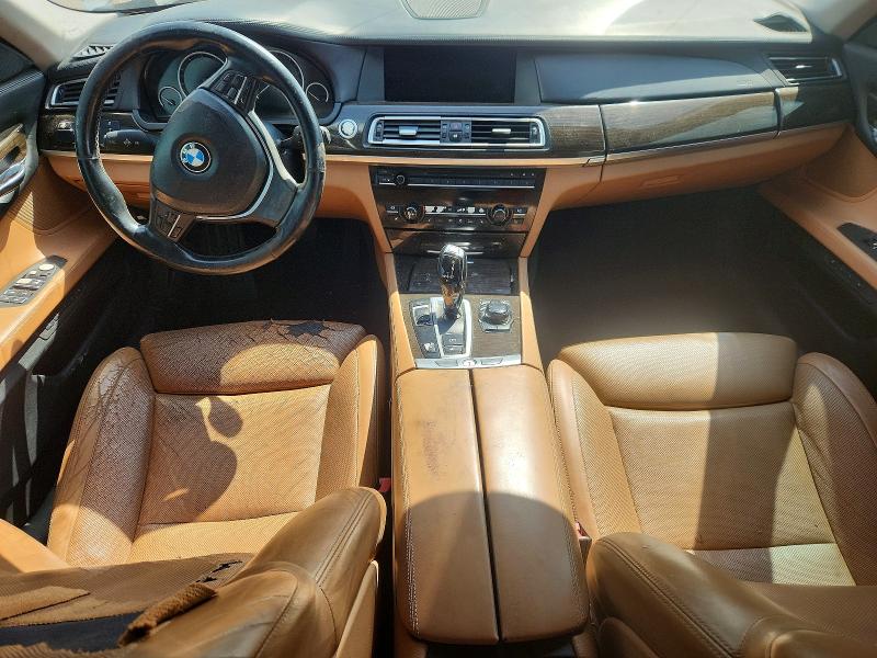 2012 BMW 7 series VIN WBAKA4C54CDS99121 COPART salvage auction — FRONT END, Tx - Salvage Vehicle Title, sold $700 on 2026-08-03 (photo 8)