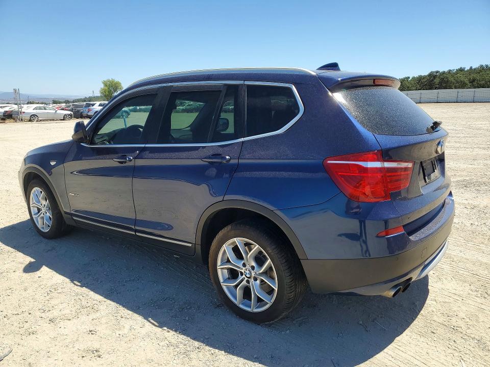 2011 BMW X3 VIN 5UXWX7C57BL733930 COPART salvage auction — MECHANICAL, Ca - Dis/Dlr/Exp Only Clean Title, sold $875 on 2026-07-31 (photo 2)