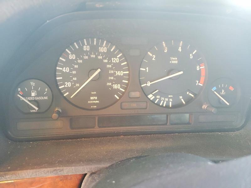 1988 BMW 7 series VIN WBAGC831XJ2767947 COPART salvage auction — MECHANICAL, Ga - Certificate Of Title, sold $975 on 2026-07-27 (photo 9)