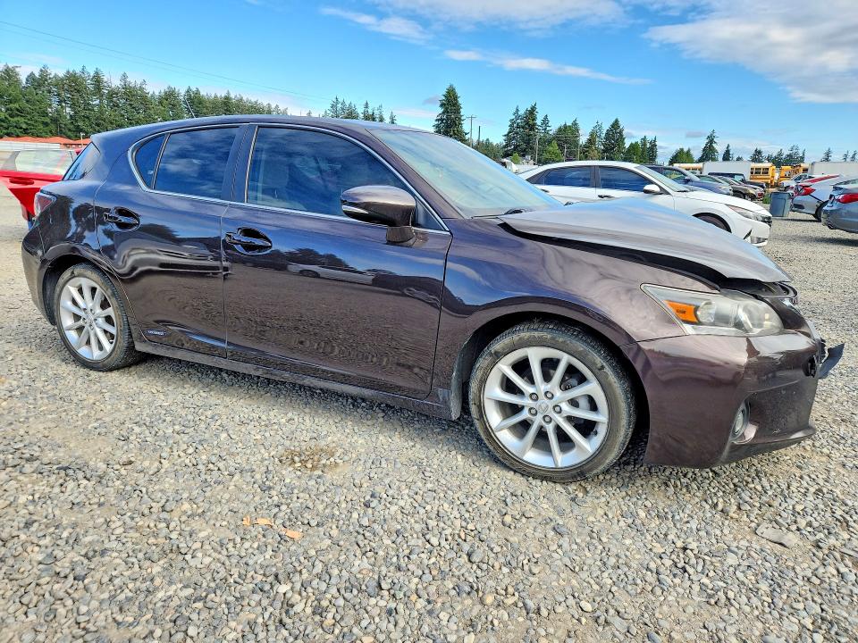 2012 Lexus Ct 200 VIN JTHKD5BH1C2059319 COPART salvage auction — FRONT END, Wa - Bill Of Sale, sold $1,650 on 2026-07-31 (photo 4)