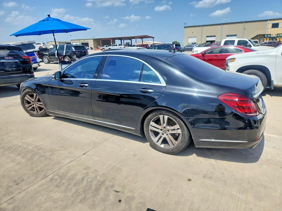 2019 Mercedes-benz S class VIN WDDUG8GB7KA491043 COPART salvage auction — MINOR DENT/SCRATCHES, Tx - Certificate Of Title, sold $19,600 on 2026-08-04 (photo 2)