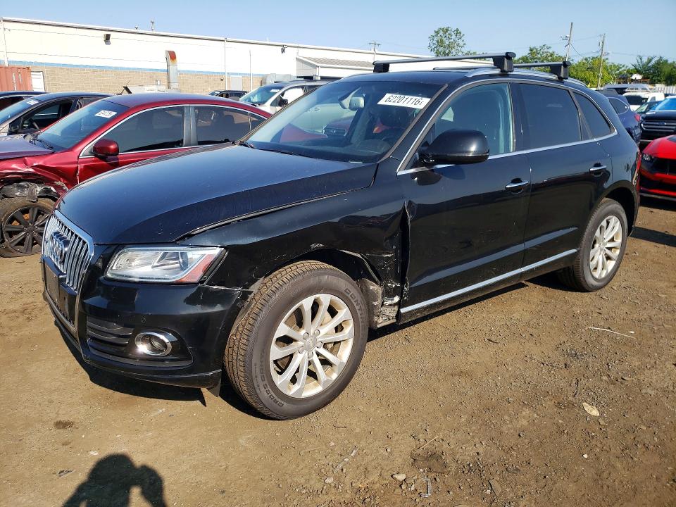 2015 Audi Q5 VIN WA1LFAFP4FA116000 COPART salvage auction — FRONT END, Ct - Cert Of Title-Salvage, sold $2,500 on 2026-07-31 (photo 1)