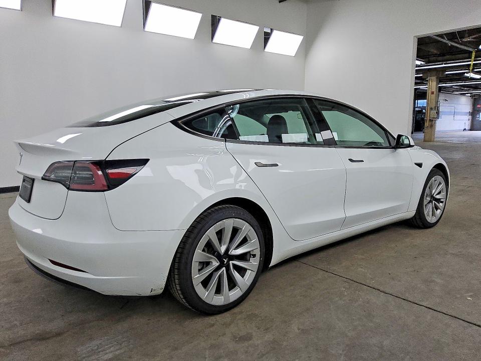 2023 Tesla Model 3 VIN 5YJ3E1EAXPF452121 COPART salvage auction — SIDE, CT, sold $10,900 on 2026-07-20 (photo 3)