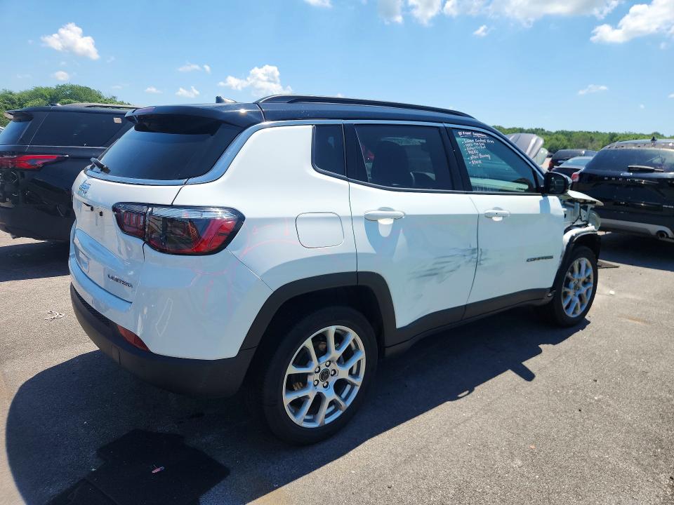 2025 Jeep Compass VIN 3C4NJDCN7ST513110 COPART salvage auction — FRONT END, Fl - Certificate Of Title, sold $11,600 on 2026-07-22 (photo 3)
