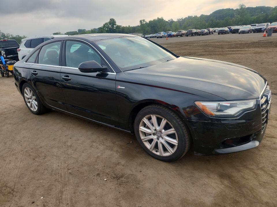 2014 Audi A6 VIN WAUFGAFC5EN054480 COPART salvage auction — FRONT END, CT - CERT OF TITLE-SALVAGE, sold $1,900 on 2026-07-31 (photo 4)