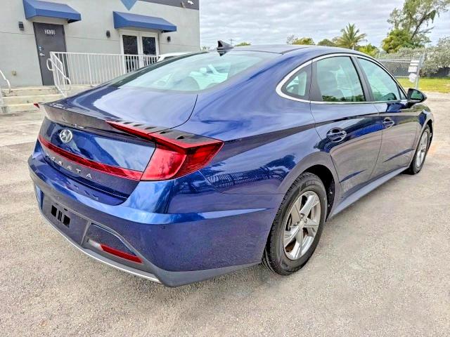 2021 Hyundai Sonata VIN 5NPEG4JA4MH074658 COPART salvage auction — SIDE, Fl - Certificate Of Destruction (P), sold $6,100 on 2026-07-28 (photo 3)